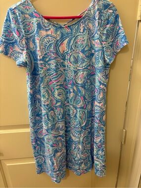 Lilly Pulitzer cross back tshirt dress NWOT